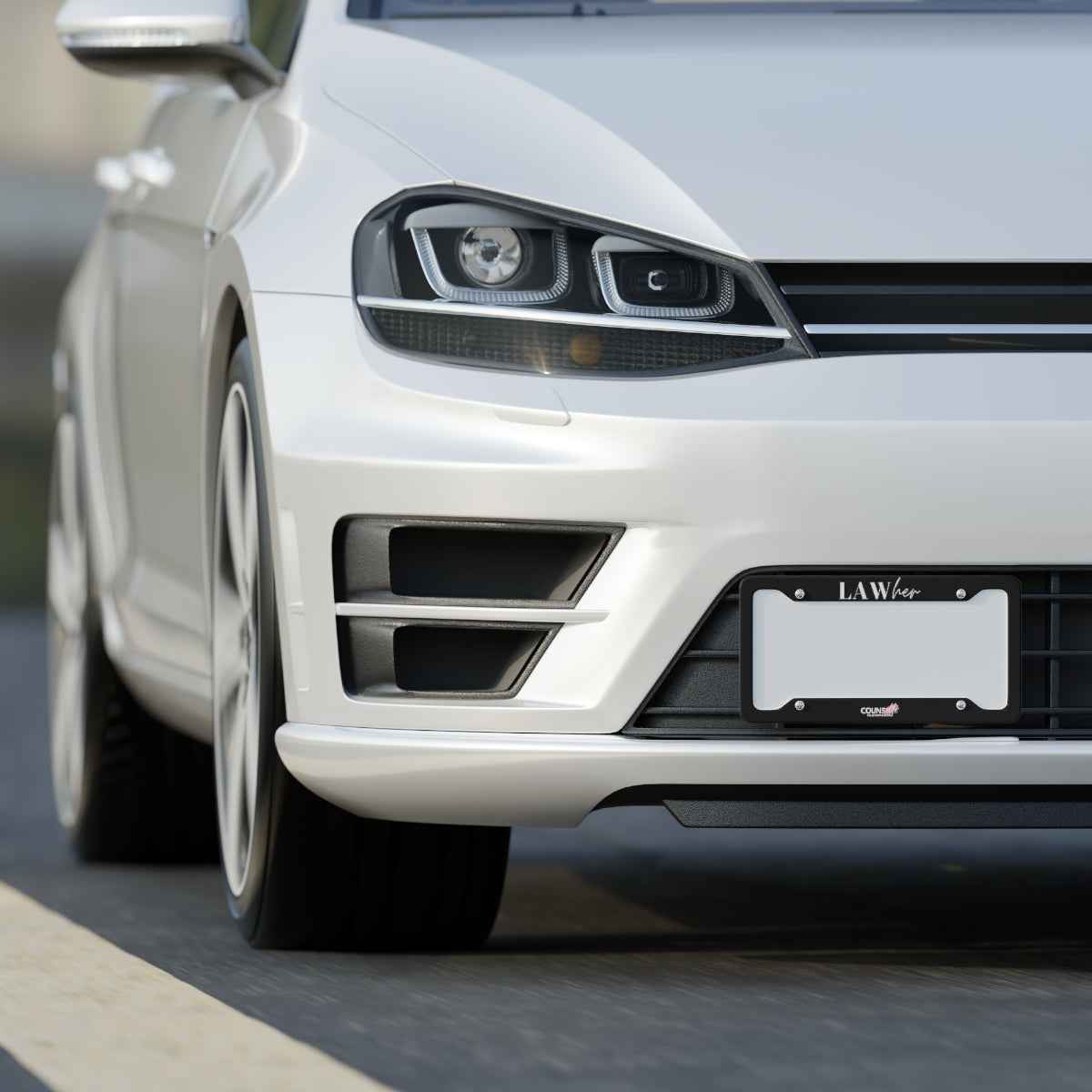 The "LAWher" License Plate Frame !!