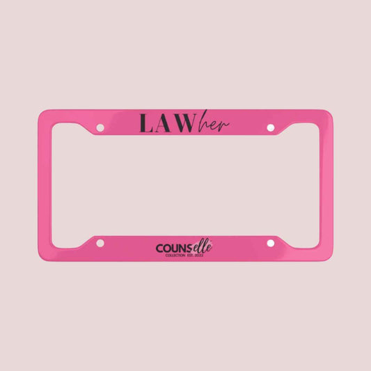 The "LAWher" License Plate Frame !!