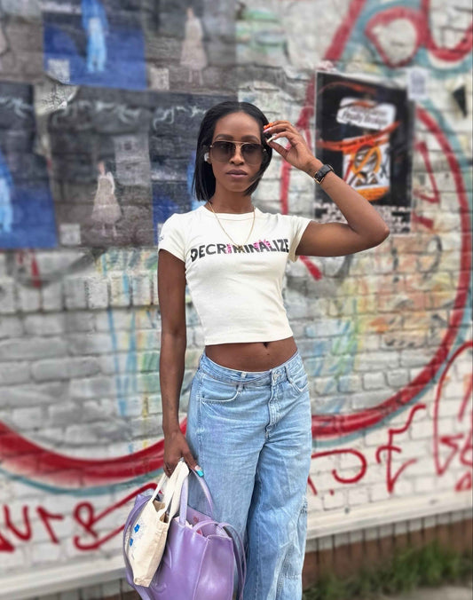 The "Decriminalize" Cropped Tee !!
