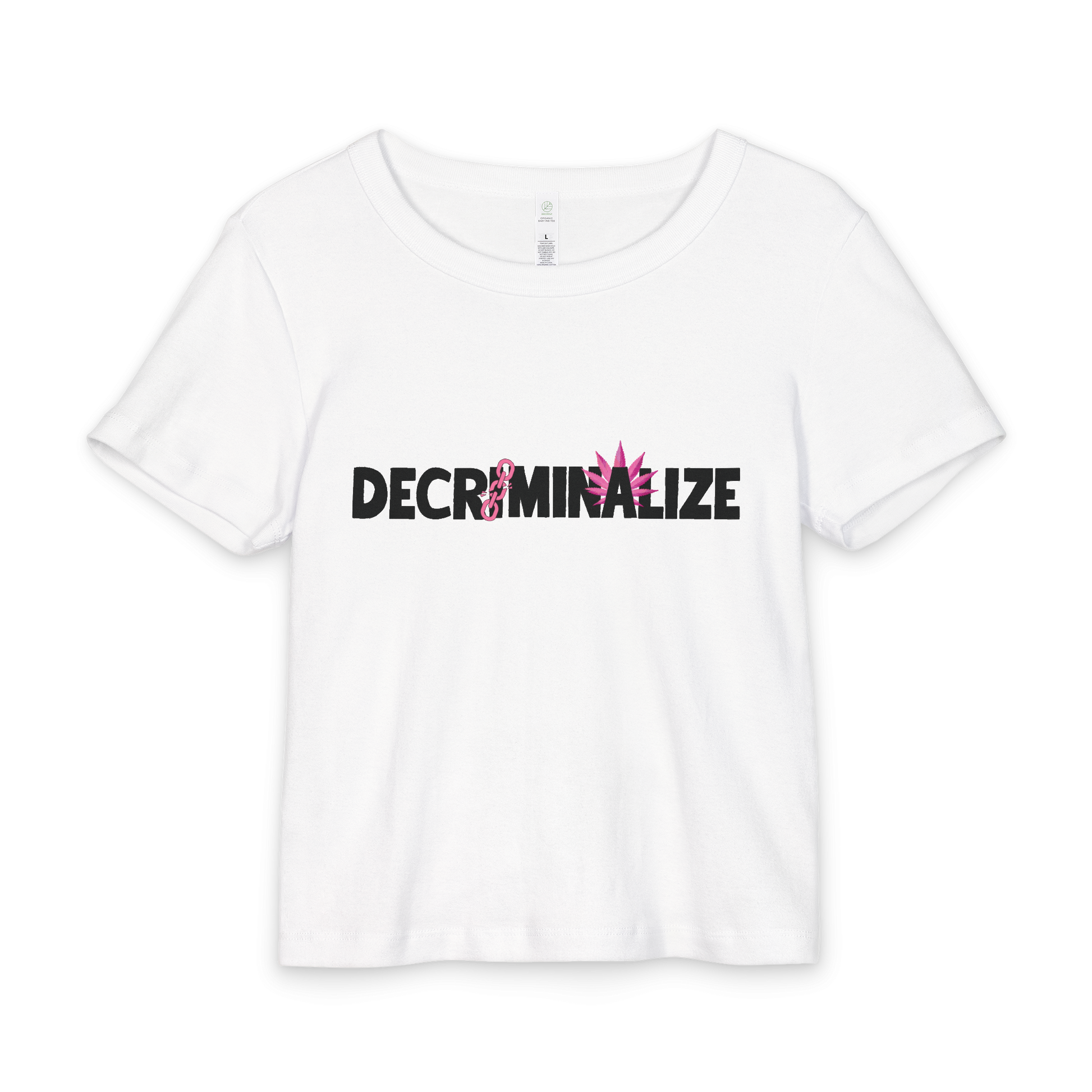 The "Decriminalize" Cropped Tee !!