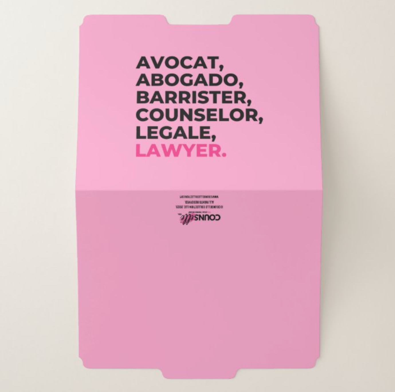 The "Lawyer" File Folders !! - THE COUNSELLE COLLECTION™