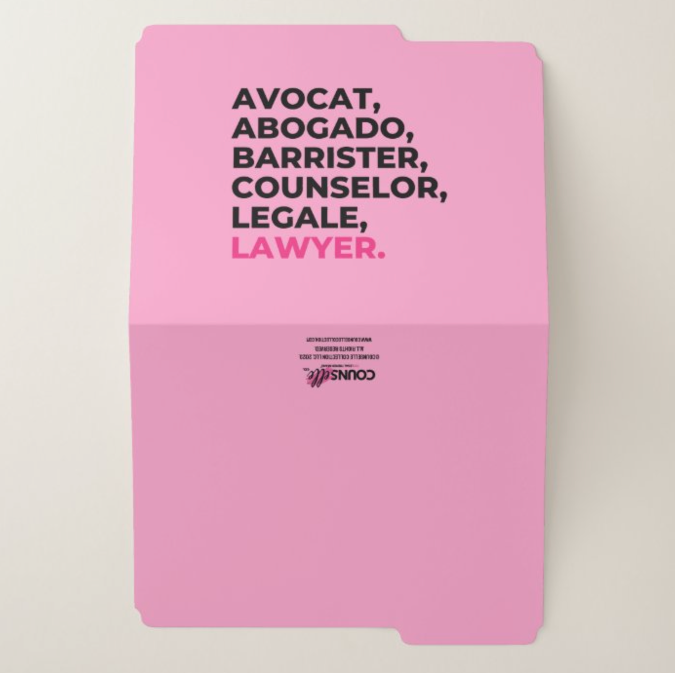 The "Lawyer" File Folders !! - THE COUNSELLE COLLECTION™