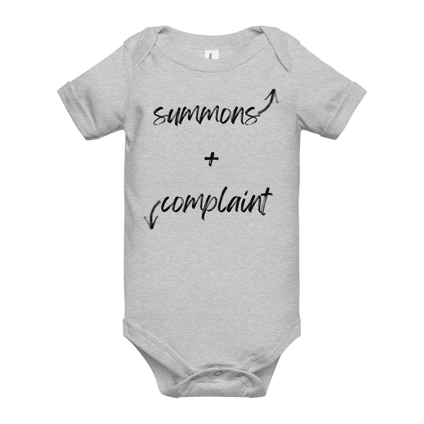 The "Summons + Complaint" Onesie !!! - THE COUNSELLE COLLECTION™