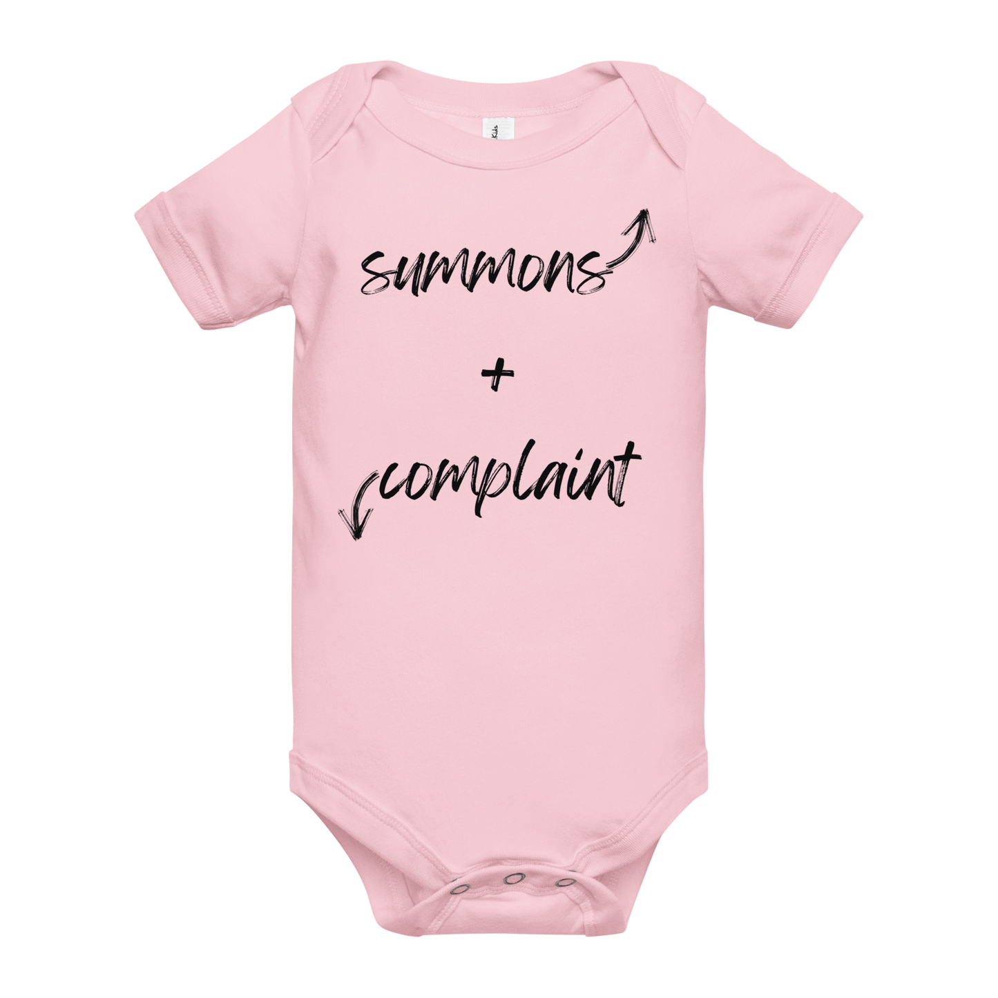 The "Summons + Complaint" Onesie !!! - THE COUNSELLE COLLECTION™