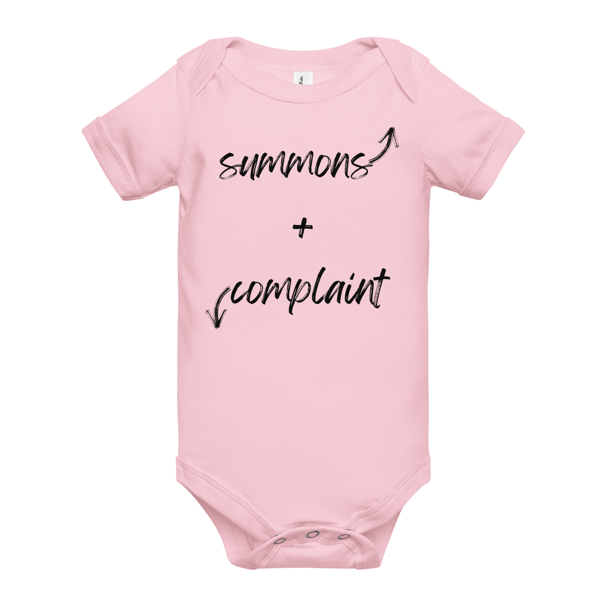 The "Summons + Complaint" Onesie !!! - THE COUNSELLE COLLECTION™