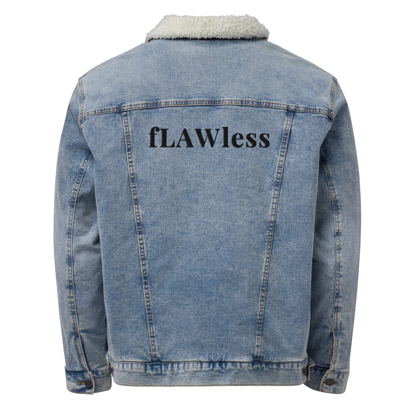 The "fLAWless" Denim Sherpa Jacket !!