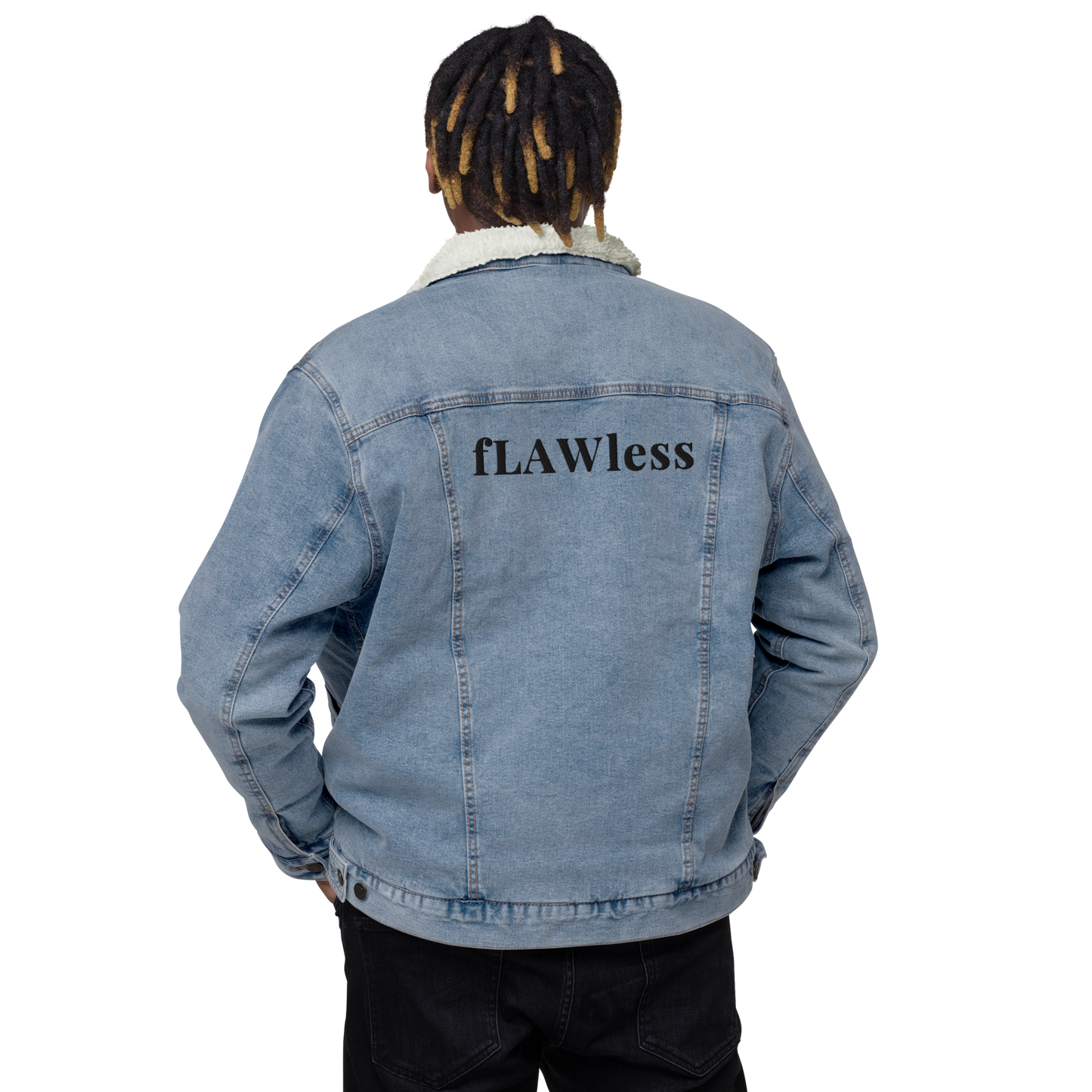 The "fLAWless" Denim Sherpa Jacket !!