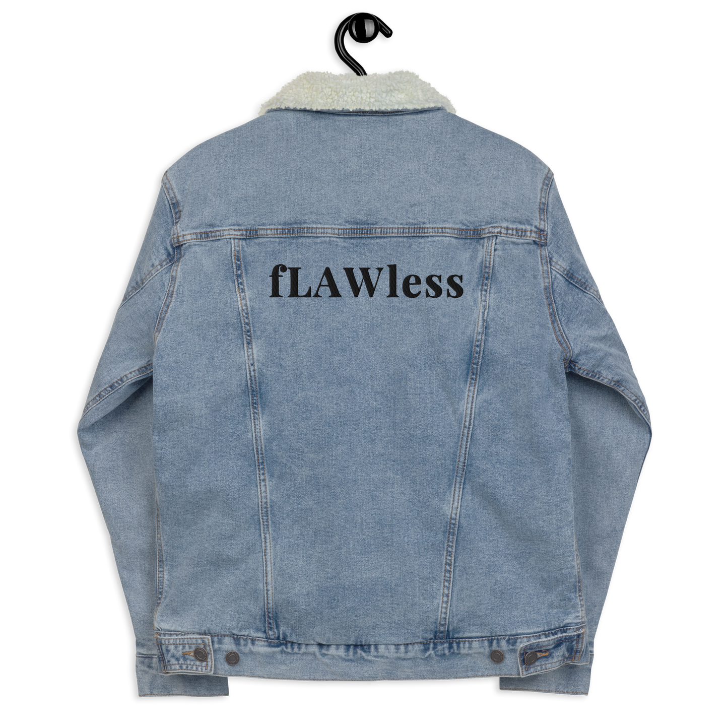 The "fLAWless" Denim Sherpa Jacket !!