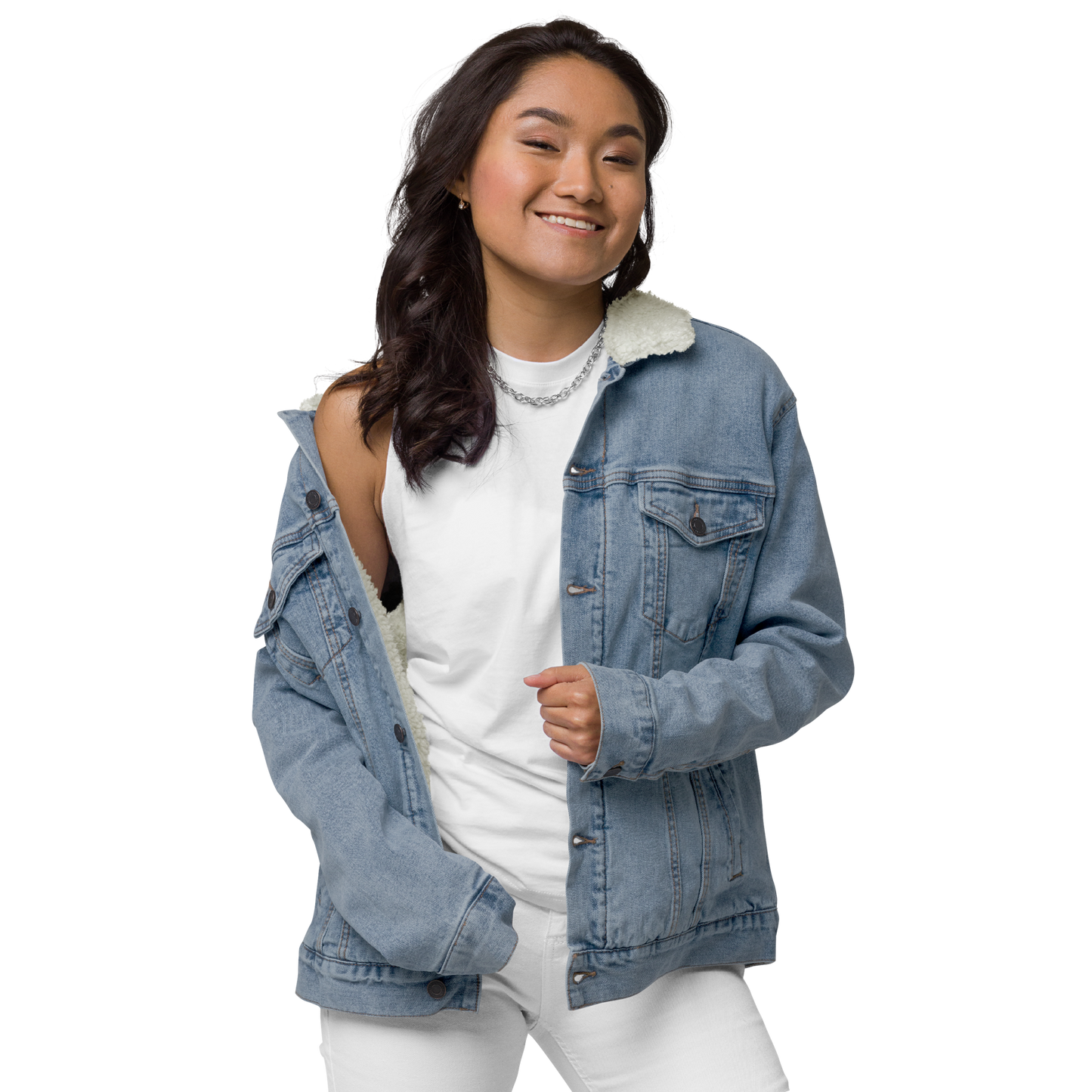 The "fLAWless" Denim Sherpa Jacket !!