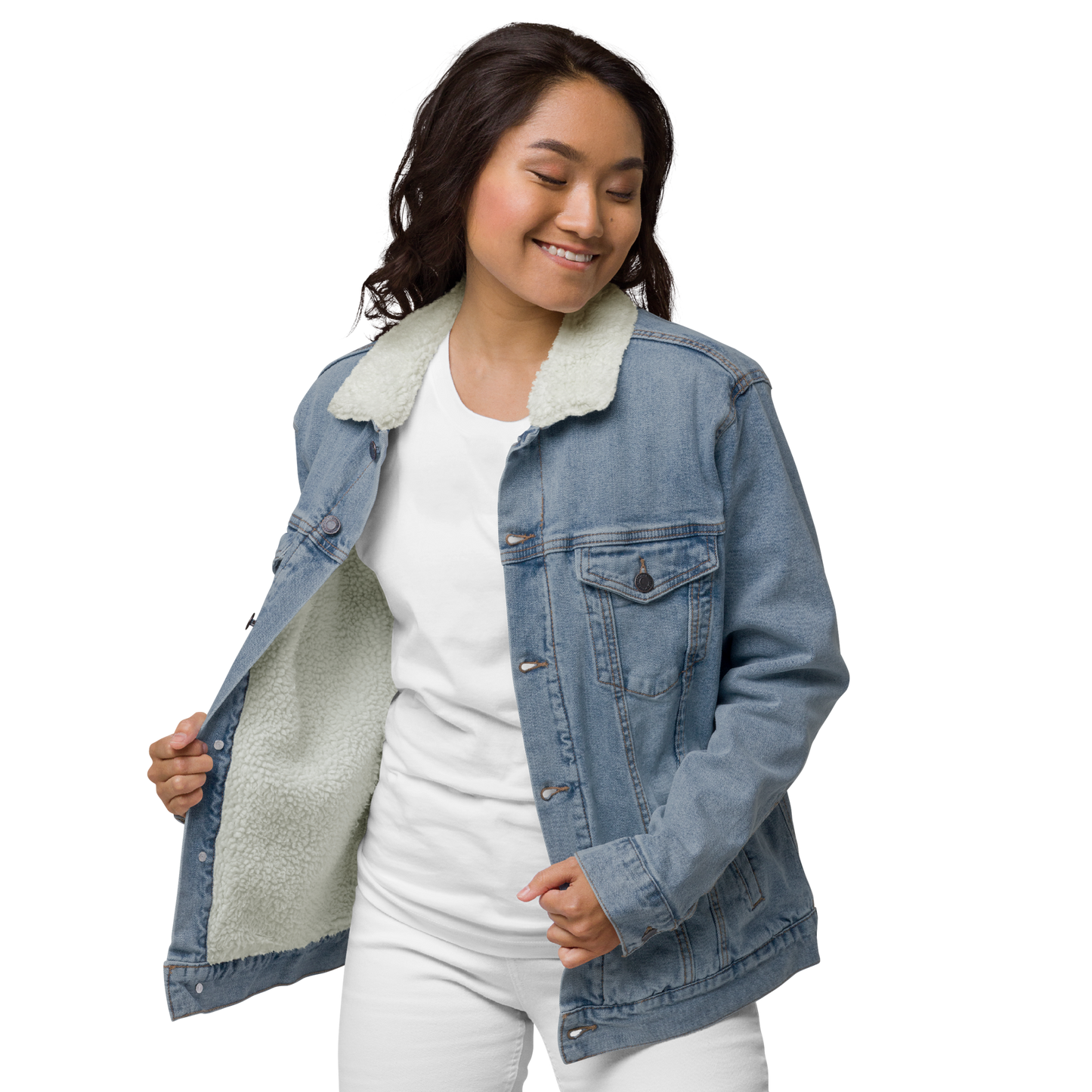 The "fLAWless" Denim Sherpa Jacket !!