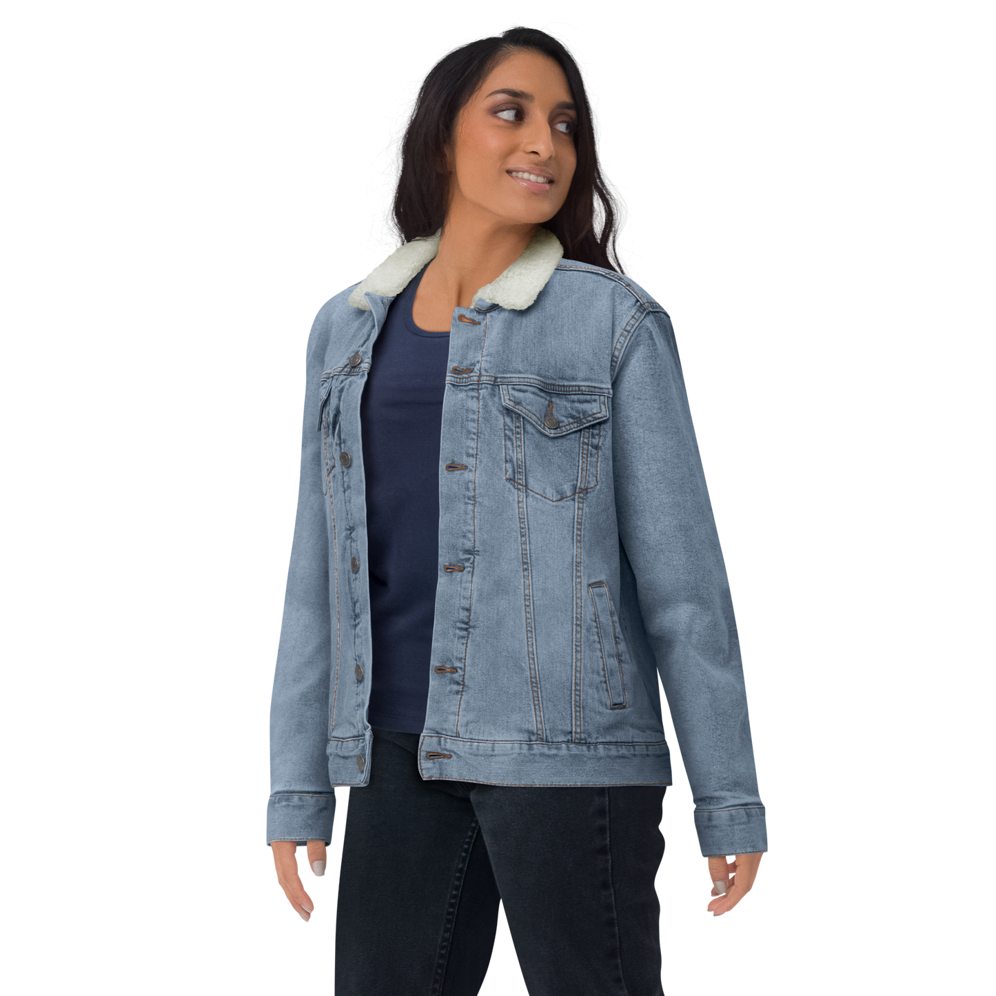 The "fLAWless" Denim Sherpa Jacket !!