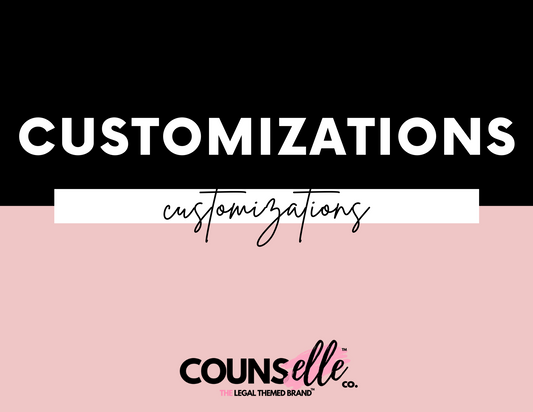 CUSTOMIZATIONS - THE COUNSELLE COLLECTION™