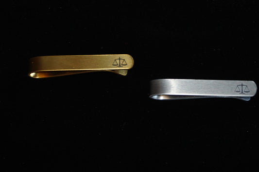 The "Tip The Scales" Justice Scales Tie Clip! - THE COUNSELLE COLLECTION™