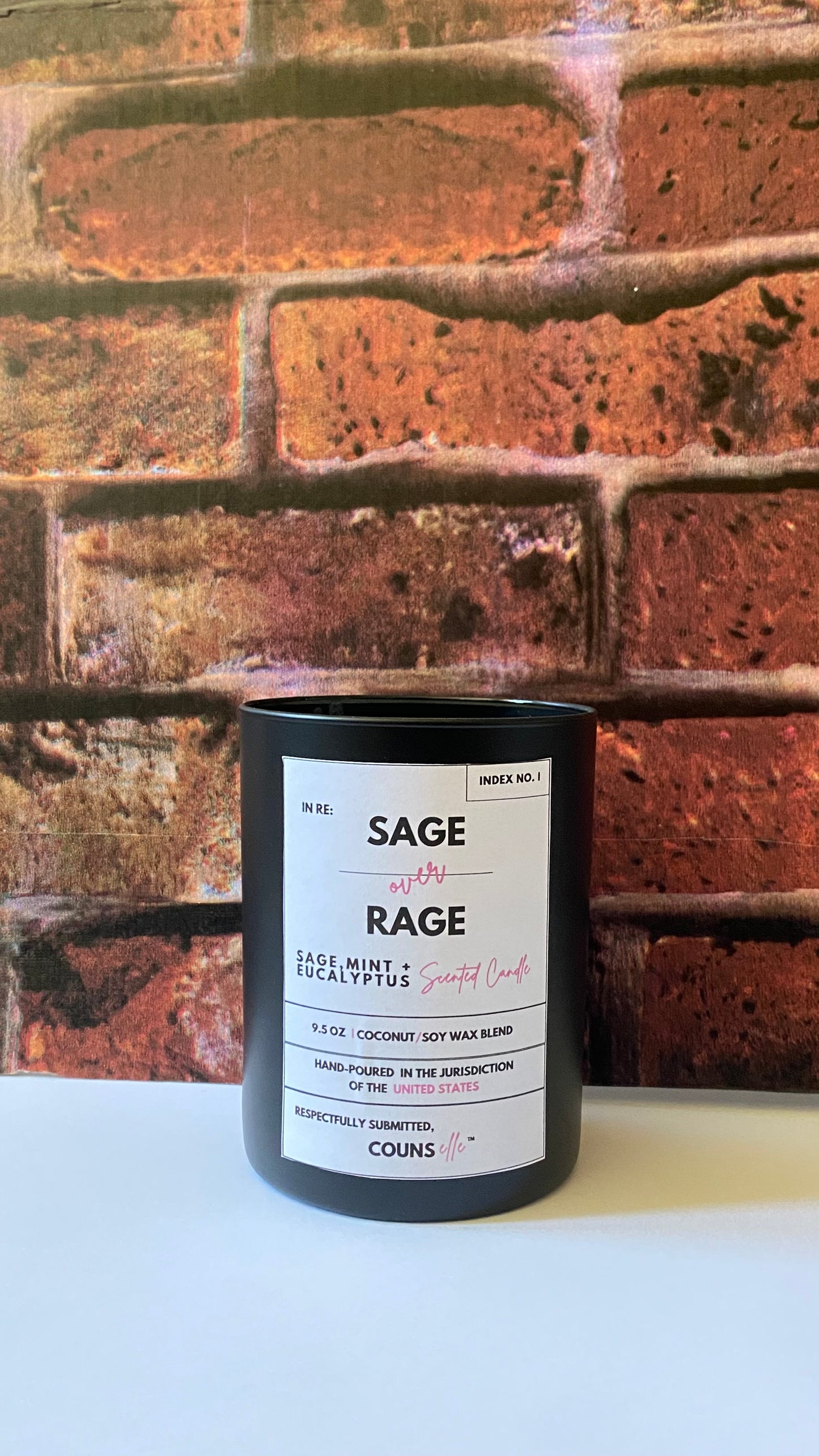 The "Sage Over Rage" Candle !! - THE COUNSELLE COLLECTION™