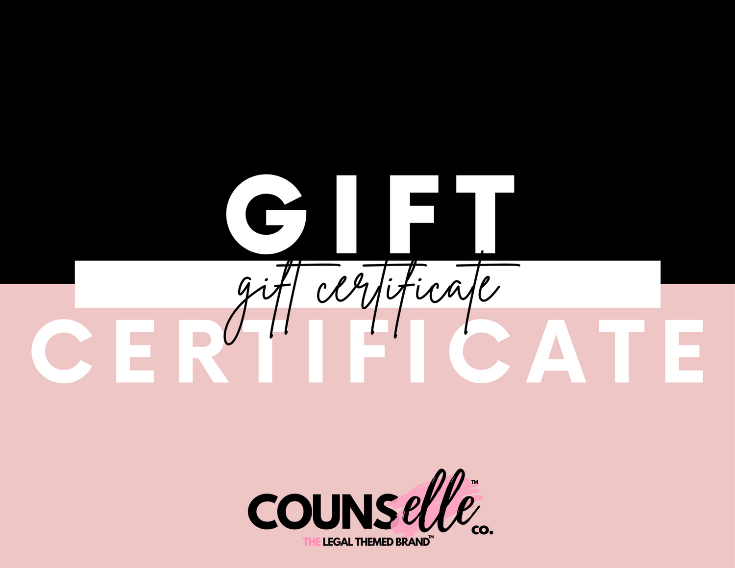 COUNSELLE COLLECTION™ Gift Certificate - THE COUNSELLE COLLECTION™