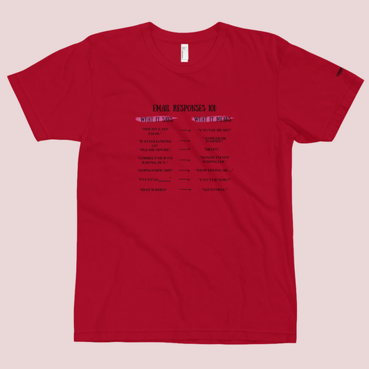 The "Emails 101" Tee !!