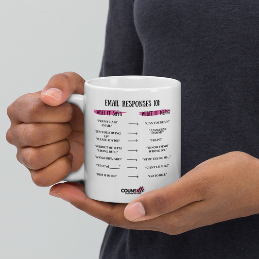 The "Emails 101" Mug !! - THE COUNSELLE COLLECTION™