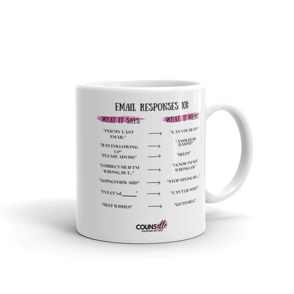 The "Emails 101" Mug !! - THE COUNSELLE COLLECTION™