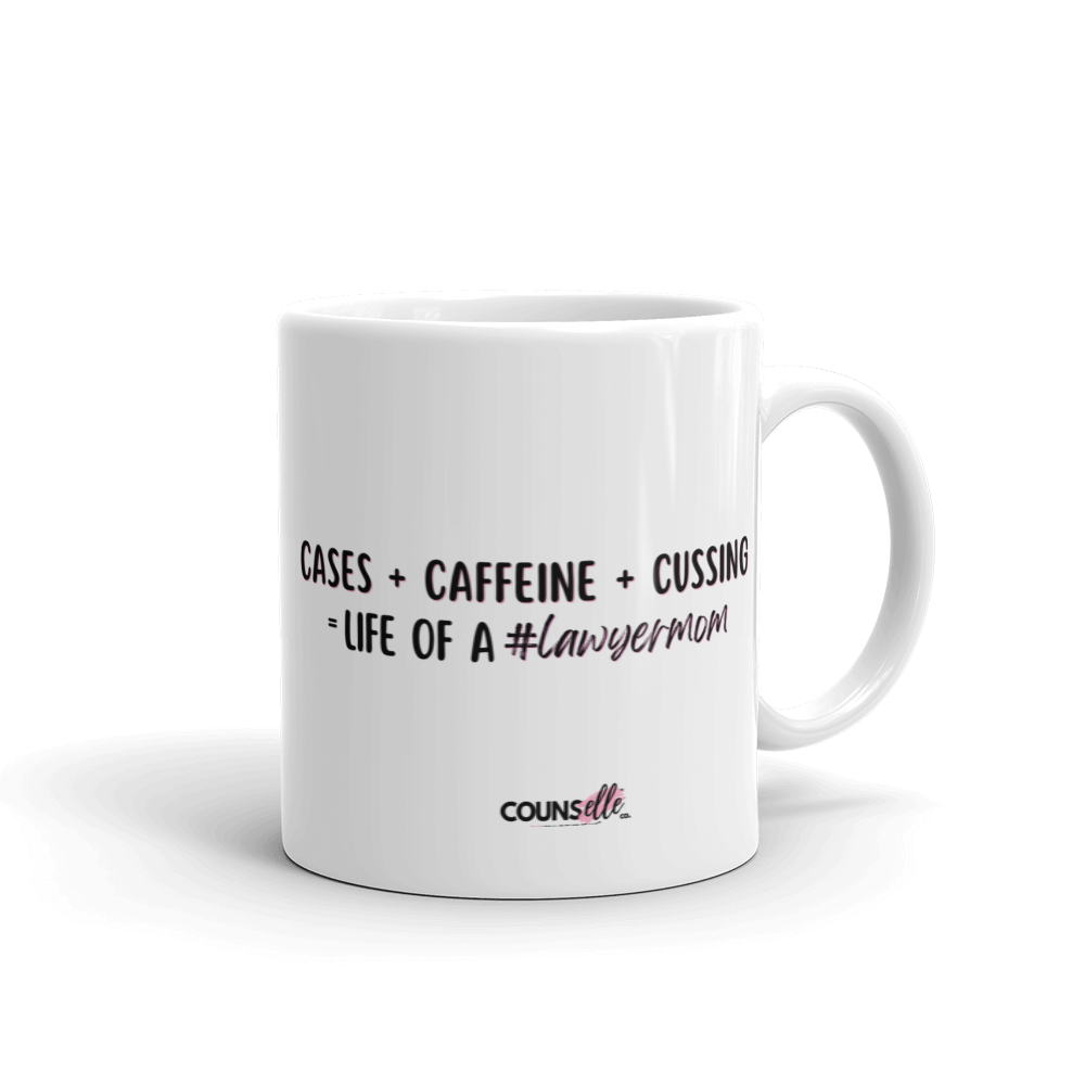 The "Cases + Caffeine + Cussing" Mug - THE COUNSELLE COLLECTION™