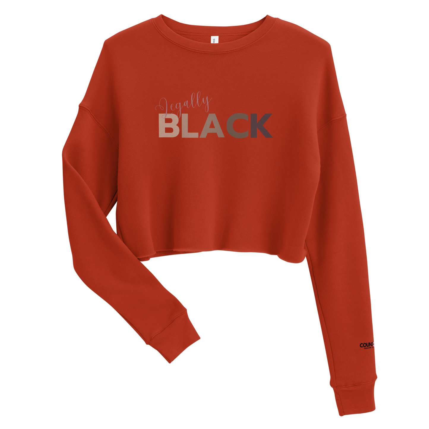 The "Legally BLACK" Cropped Sweatshirt !! - THE COUNSELLE COLLECTION™