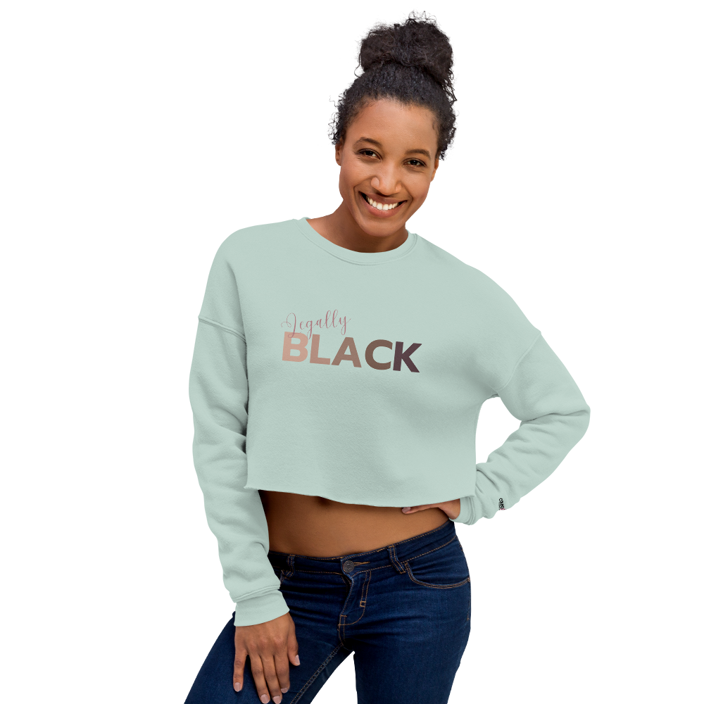 The "Legally BLACK" Cropped Sweatshirt !! - THE COUNSELLE COLLECTION™