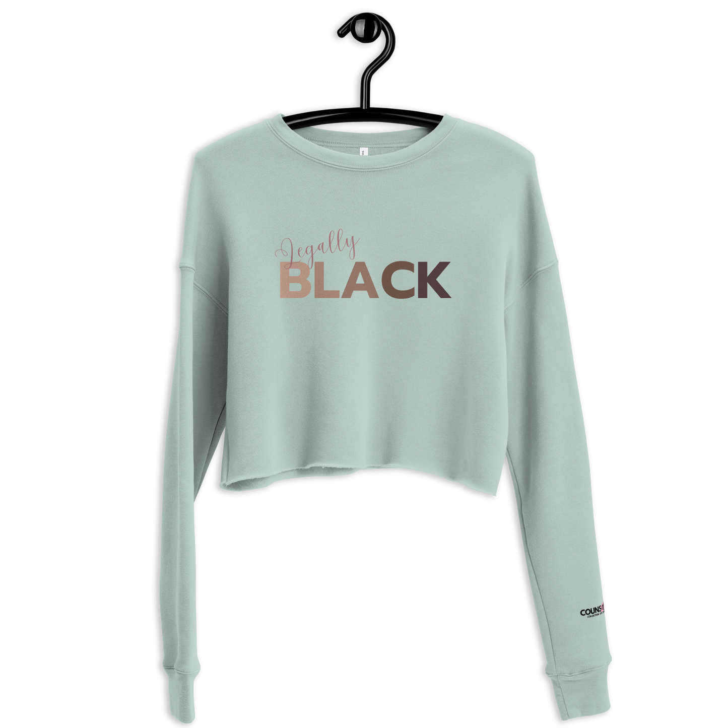 The "Legally BLACK" Cropped Sweatshirt !! - THE COUNSELLE COLLECTION™