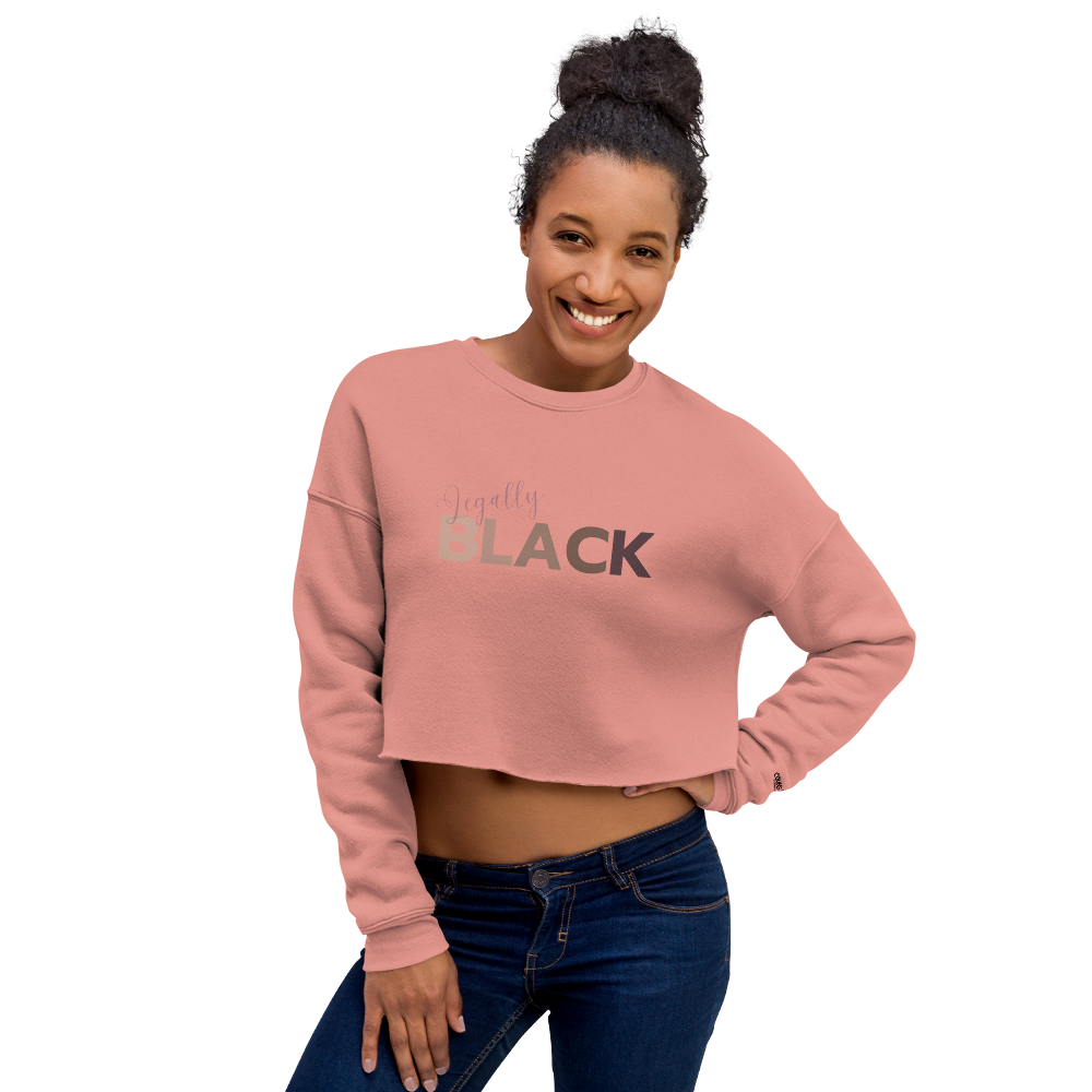 The "Legally BLACK" Cropped Sweatshirt !! - THE COUNSELLE COLLECTION™