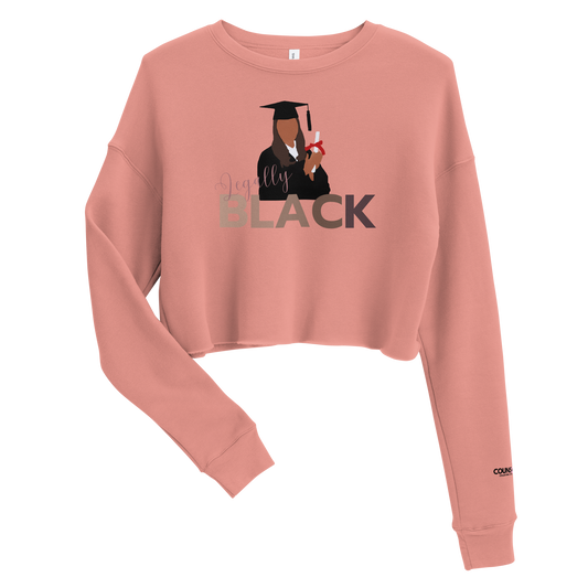 The "Legally BLACK" Cropped Sweatshirt !! - THE COUNSELLE COLLECTION™